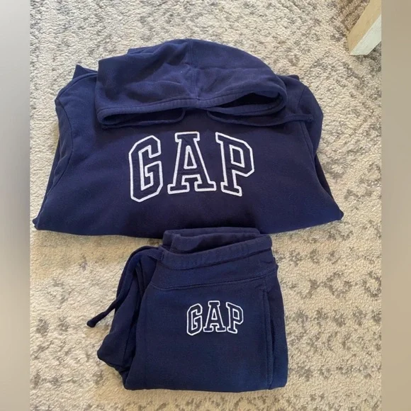 GAP Dark Blue Hoodie and Joggers Set - Picture 1 of 1